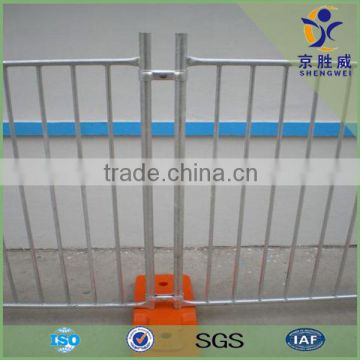 Galvanized temporary safety swimming pool fence