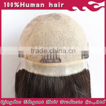 Hot Sale 2015 New Glueless Cap Brazilian Human Hair Full Silk Top Cap Lace Wig