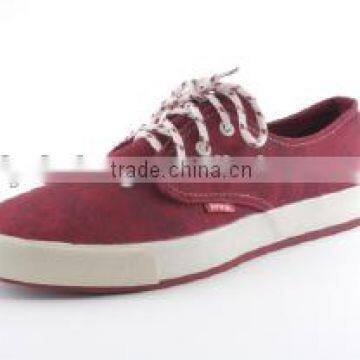 Men slip on canvas shoes made in china rubber sole
