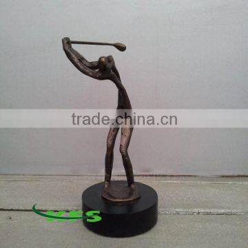 Bronze Sport Golf Statue