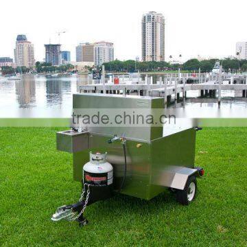 American style mobile hot dog vending cart hot dog trailer for sale with CE