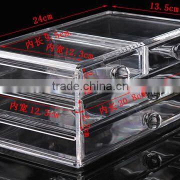 C82 ANPHY Large Drawer Makeup Box Clear Acrylic Accessory Storage Finding Box photo-2