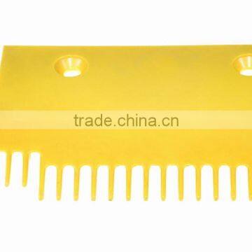 Escalator Comb Plate 146*90*8.4 Plastic 17T Yellow Left