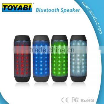 Sport portable wireless speaker 3 in 1 bluetooth speaker with LED light FM radio TF card function
