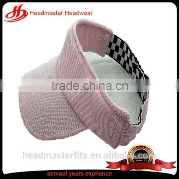 New design 100%polyester blank sun visor hats