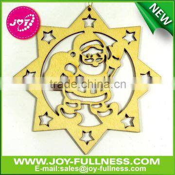 laser die cut christmas santa wood craft