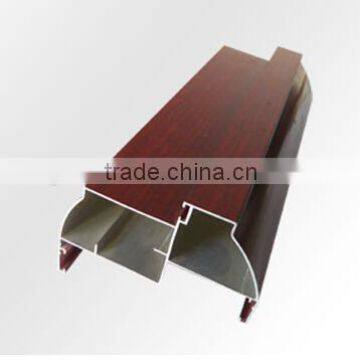 Customized Wooden Grain Aluminium Profiles Used for Windows