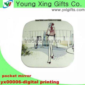 Aluminium Square Makeup Mirror