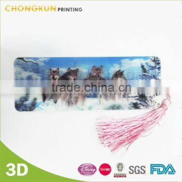 custom 3d fancy bookmark for gift and promot