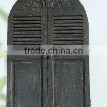 Antique Wooden Frame Wall Decoration Window Mirror photo-2