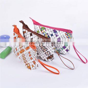 2015 new design colors PVC cosmetic bag for stock