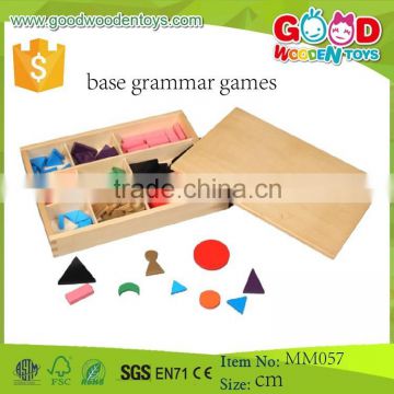 Children Toy Base Grammar Games Educational Montessori Learning Toy