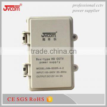 Overcurrent protection ABS Plastic DC 12v cctv power supply