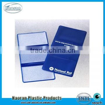 Factory Wholesale 3 fold Banking card holder in blue color