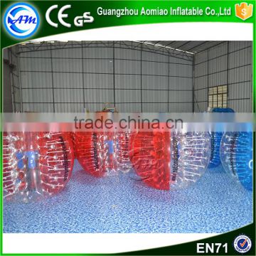 Inflatable human bumper ball half color tpu bubble soccer bubble ball for event