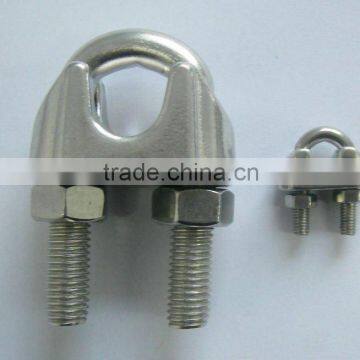 Stainless Steel 304 316 & Galvanized Powder Coated us Type Drop Din 741 Metal Wire Rope Clip Quality Choice photo-4