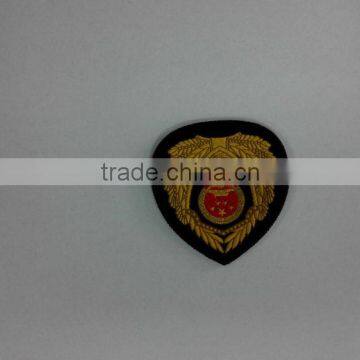Factory Price Custom Gold Bullion Shoulder Embroidered Patch photo-6