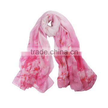Factory OEM New Fashion Accessories Female Digital Printed Silk Scarf, 100%silk Chiffon Scarf Shawl ,hangzhou Silk Scarf Bandana Supplier's Choice photo-4
