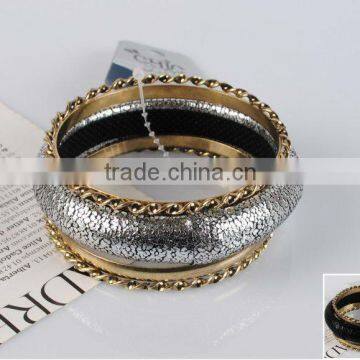 2013 hot selling fashion jewelry iron bracelet set