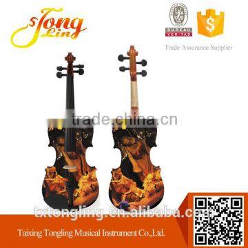 Christmas Theme Art Violin Style Ornament