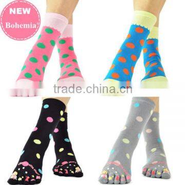 Custom ankle coolmax running christmas toe socks, toe sock, custom toe socks