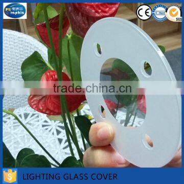 high quality outdoor round lamp/ light glass cover for sale