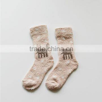 Children Winter Thickening Retro Towel Looped Coral Fleece Restoring Ancient Ways Christmas Socks photo-4