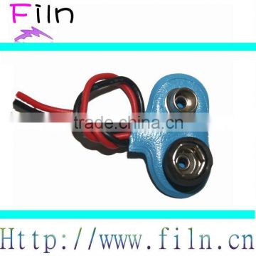 battery connector clip with 15cm wire CE approved 9v battery snap