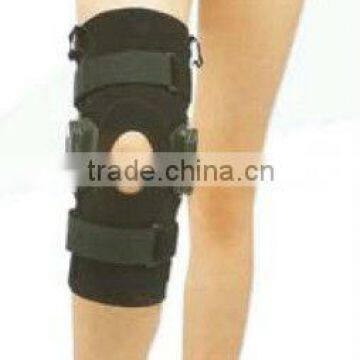 Hinged knee brace