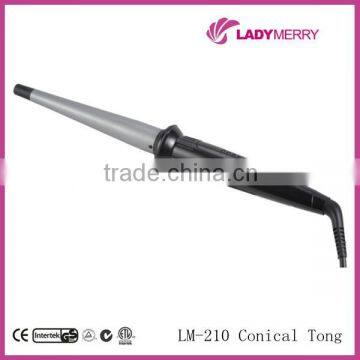 different types hair curling iron of cone