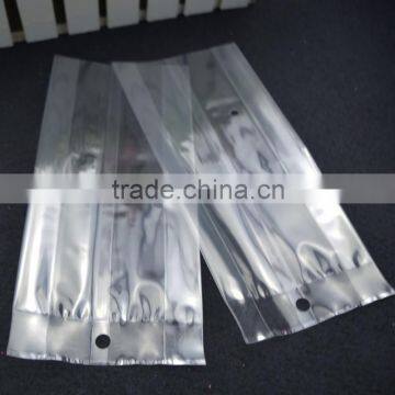 custom side gusset PET + CPP lamination packing bag / transparent self seal bag