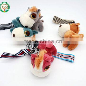 Cartoon charater plush Horse keychains