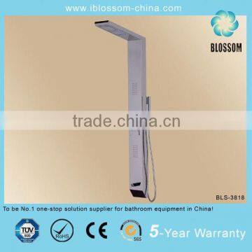 staineless steel shower panel massage multifunction shower panel