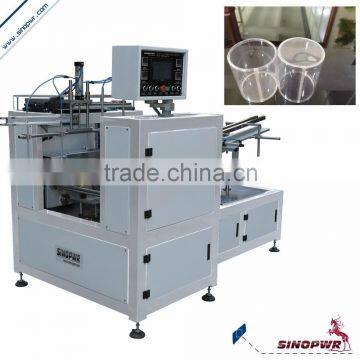 Automatic PVC PET tube crimping cylinder curling machine