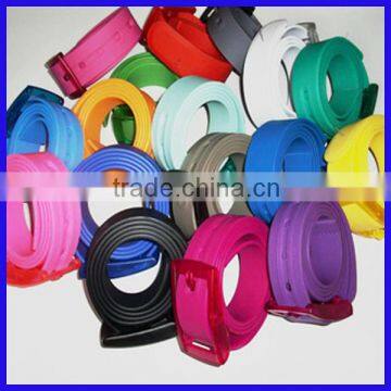 OEM 2013 Wave Fashion Silicone Belts 125cm Waist Size With Multi-colors and Perfume