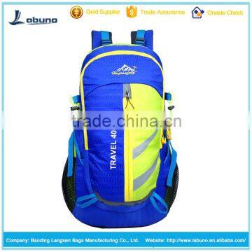 2016 tmized lightweight waterproof backpack for outdoor China manufacturer lightweight