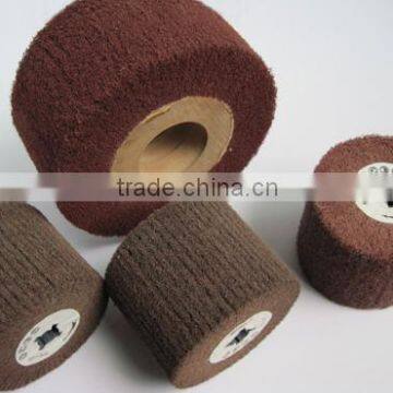 Non woven polishing wheel/Metal Wire Drawing Wheel for SS