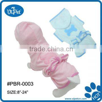 Dog Bathrobe cute Paw pattern apparel