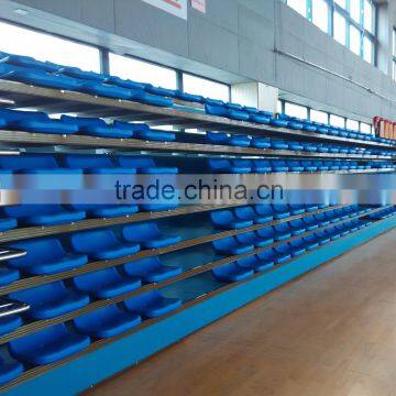 Indoor Mobile Retractable Seating System,retractable Bleacher ,telescopic Grandstand for Sports Center photo-5