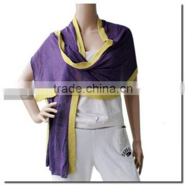 acrylic lurex scarf shawl