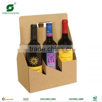 SIX BOTTLE WINE PACKING BOX CARTON BOX