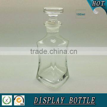 150ml Glass Perfume Display Bottle With Glass Lid Quality Choice