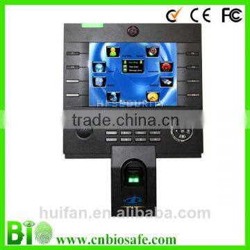 Government Use Free Software 8 Inch Touch Screen Swipe Card Biometric Fingerprint Time Attendance Free SDK (HF-iclock3500)