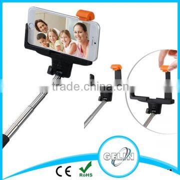 Easy portable high quality bluetooth selfie monopod stick for phone