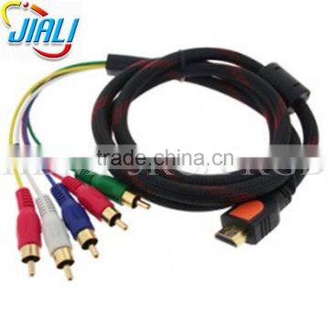 HDMI Male to 5 RCA RGB Audio Video AV Cable