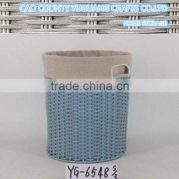 blue colored waterproof laudry basket canvas wholesale