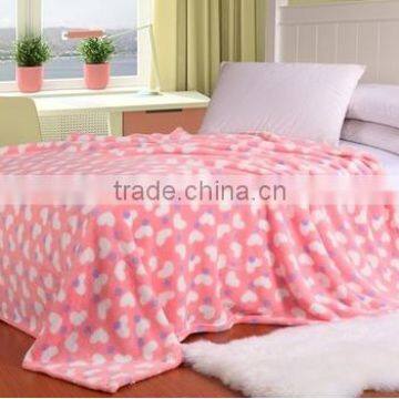 New design 100% polyester super soft flannel fleece blanket