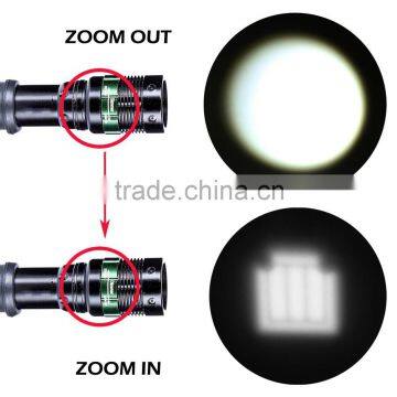 Rechargeable Tactical T6 LED Flashlight Torch+18650 Battery&Charger photo-5