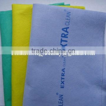 50x70cm Logo printed Germany nonwoven floor cleaning wipes ( viscose/polyester)