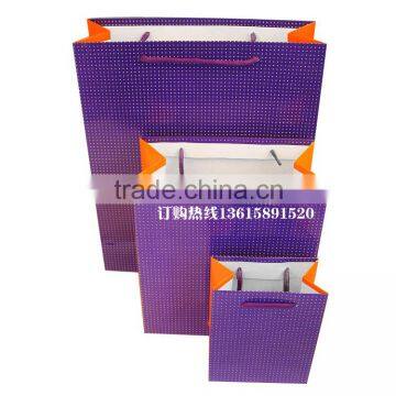 New design advertising paper bag with high quality